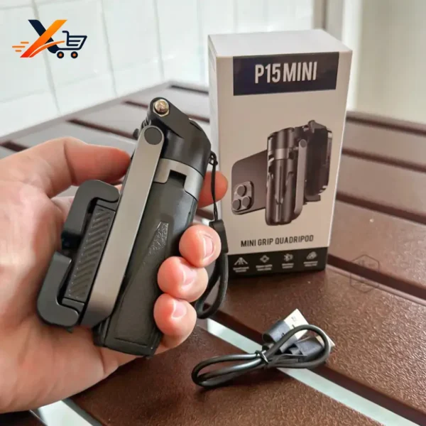 P15 MINI Pocket Monopod Selfie Stick (Black)